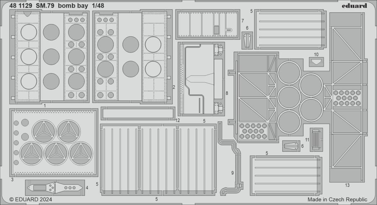 Sm.79 - Bomb Bay [Eduard]