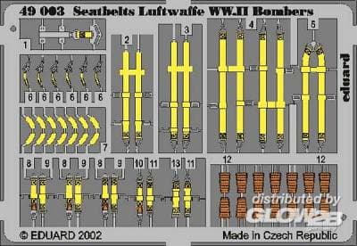 Sicherheitsgurte Luftwaffe Ww.Ii Bombers