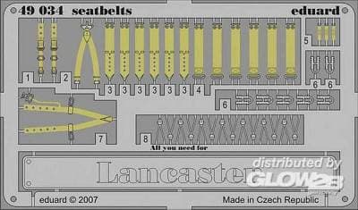 Lancaster - Seatbelts [Tamiya]