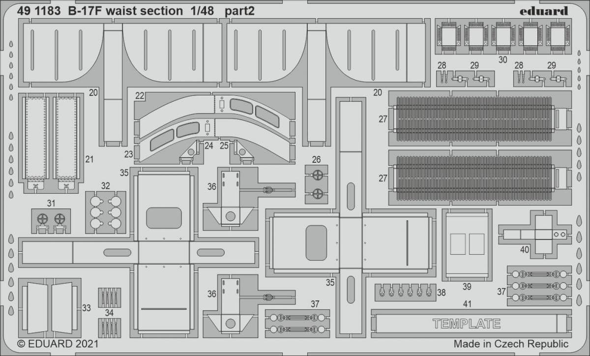 Boeing B-17f Flying Fortress - Waist Section [Hkm]