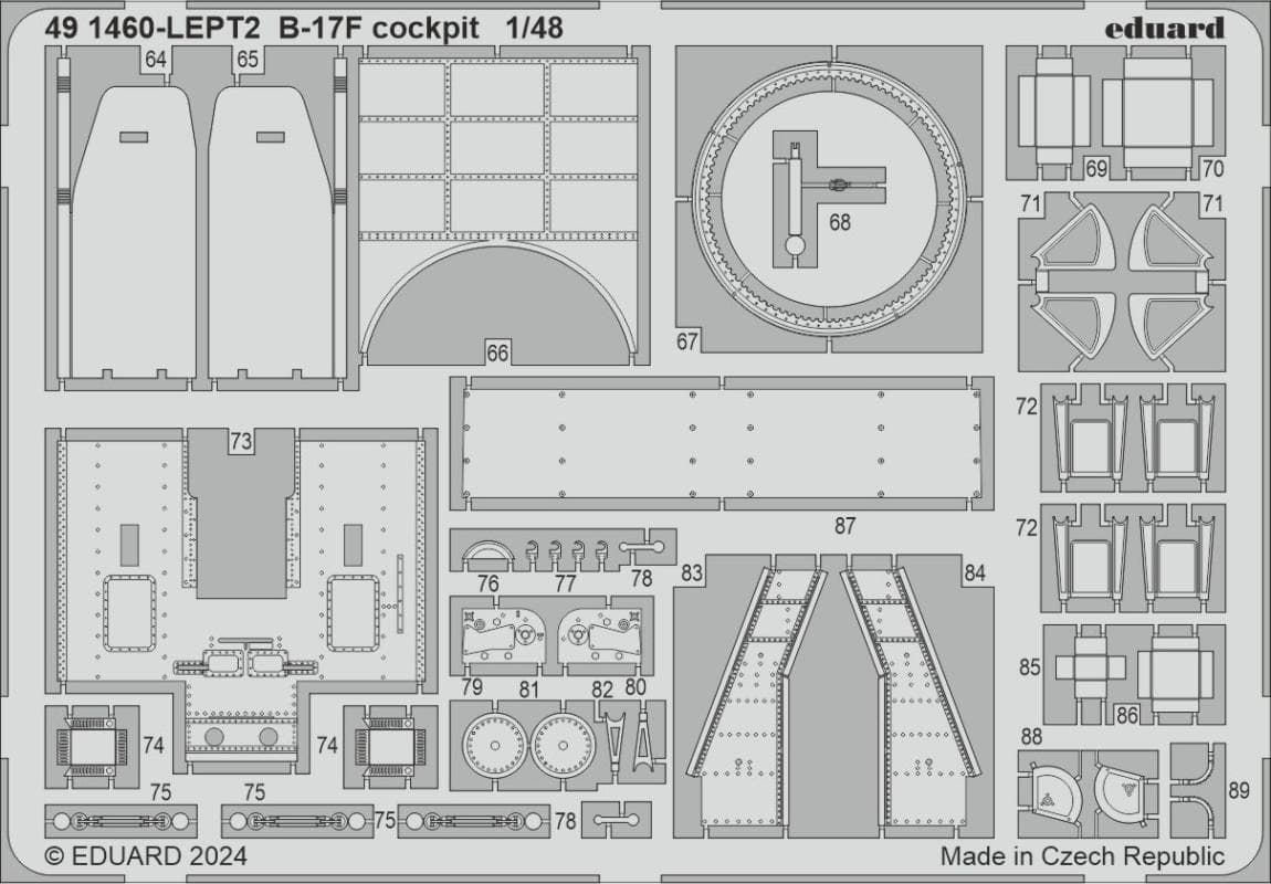 B-17f - Cockpit [Eduard]