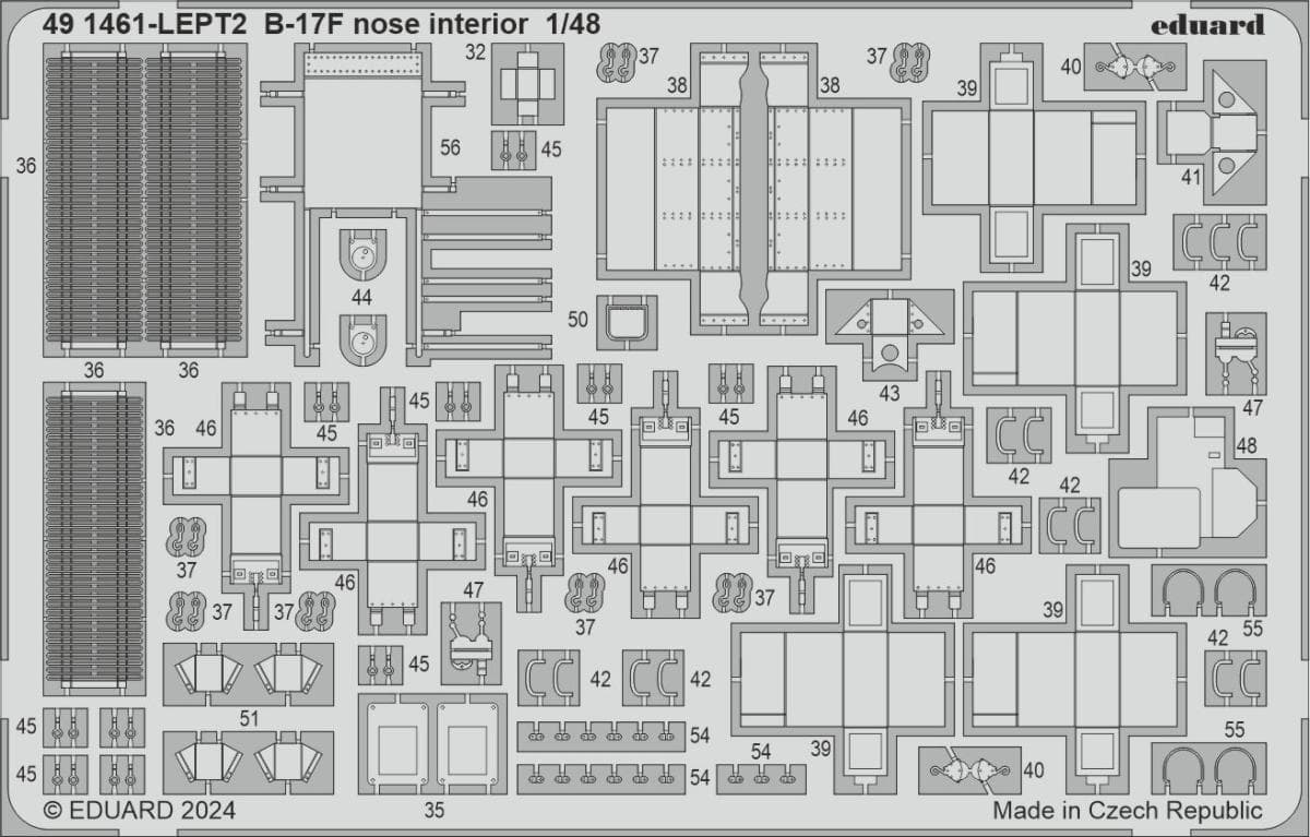 B-17f - Nose Interior [Eduard]
