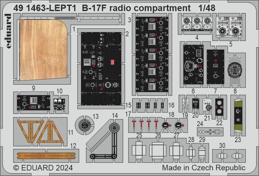 B-17f - Radio Compartment [Eduard]