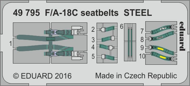 F/A-18c - Seatbelts Steel [Kinetic]