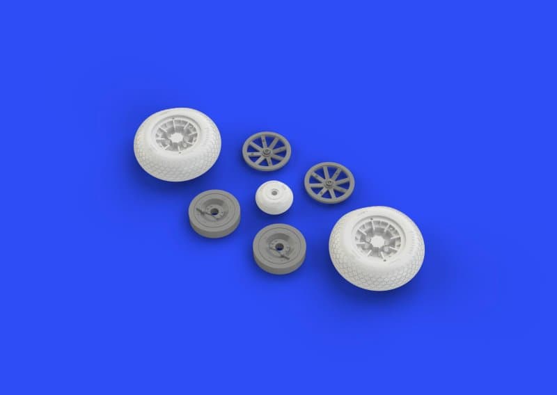 P-40 - Wheels W/Pattern [Hasegawa]