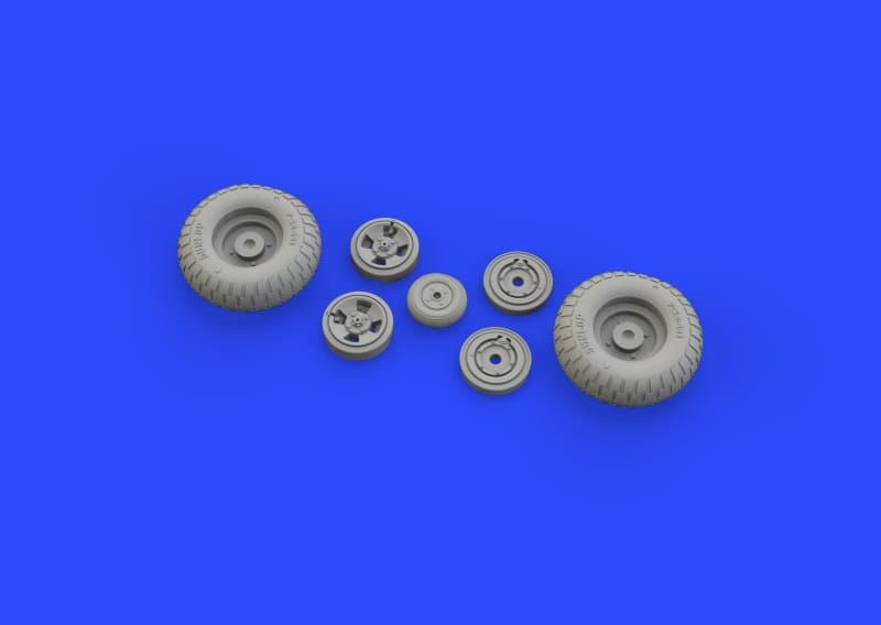 Spitfire Mk.Ix - Wheels 4spoke W/Pattern [Tamiya]
