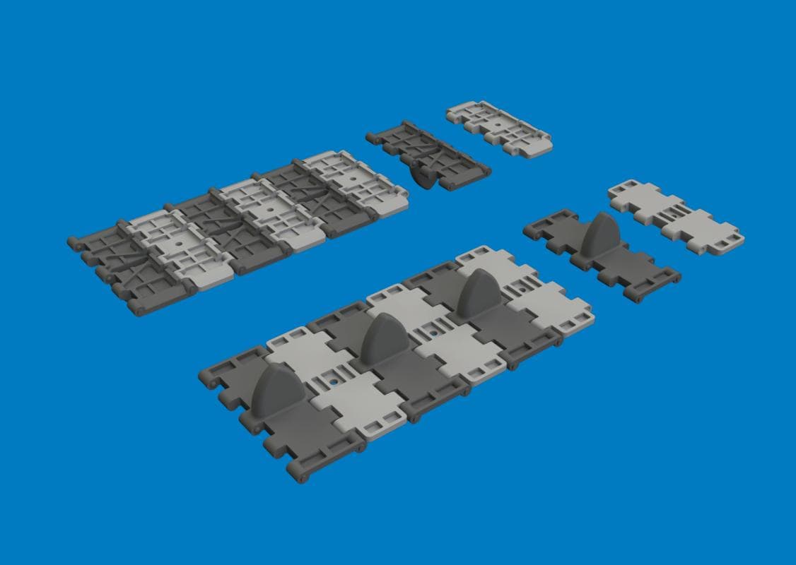 T-34 V - Pattern Tracks - Print [Tamiya]