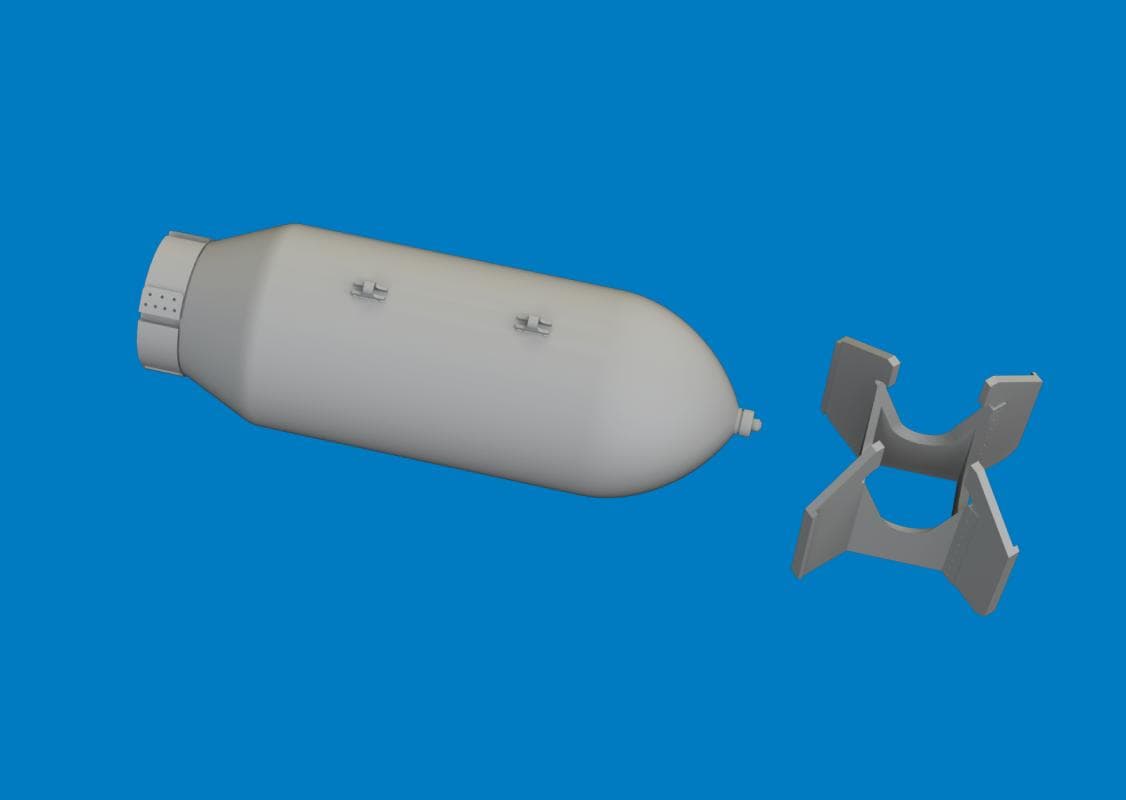 P-40 - 1000lb Us Bomb [Eduard]