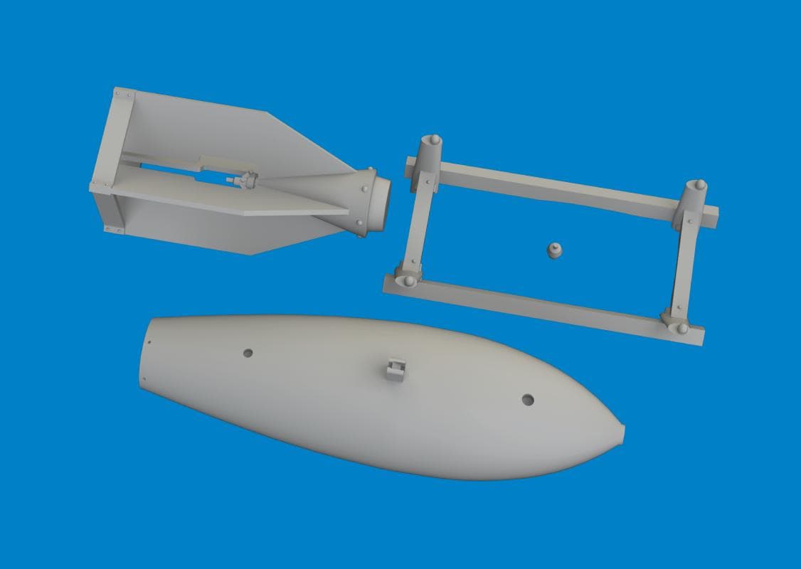 A6m5/7 - 500kg Bomb - Print [Eduard]