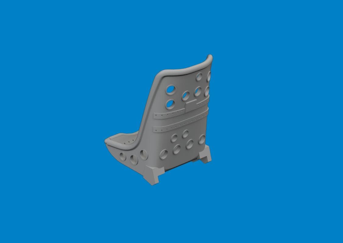 A6m5 - Seat - Print [Eduard]