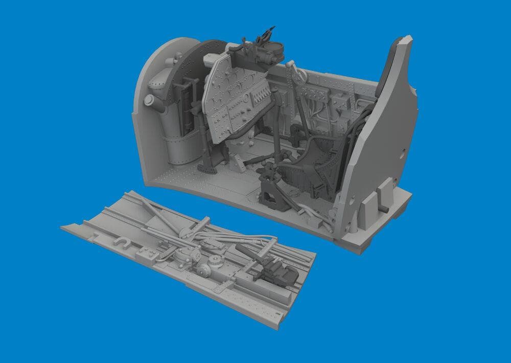 P-40e - Cockpit - Print [Eduard]