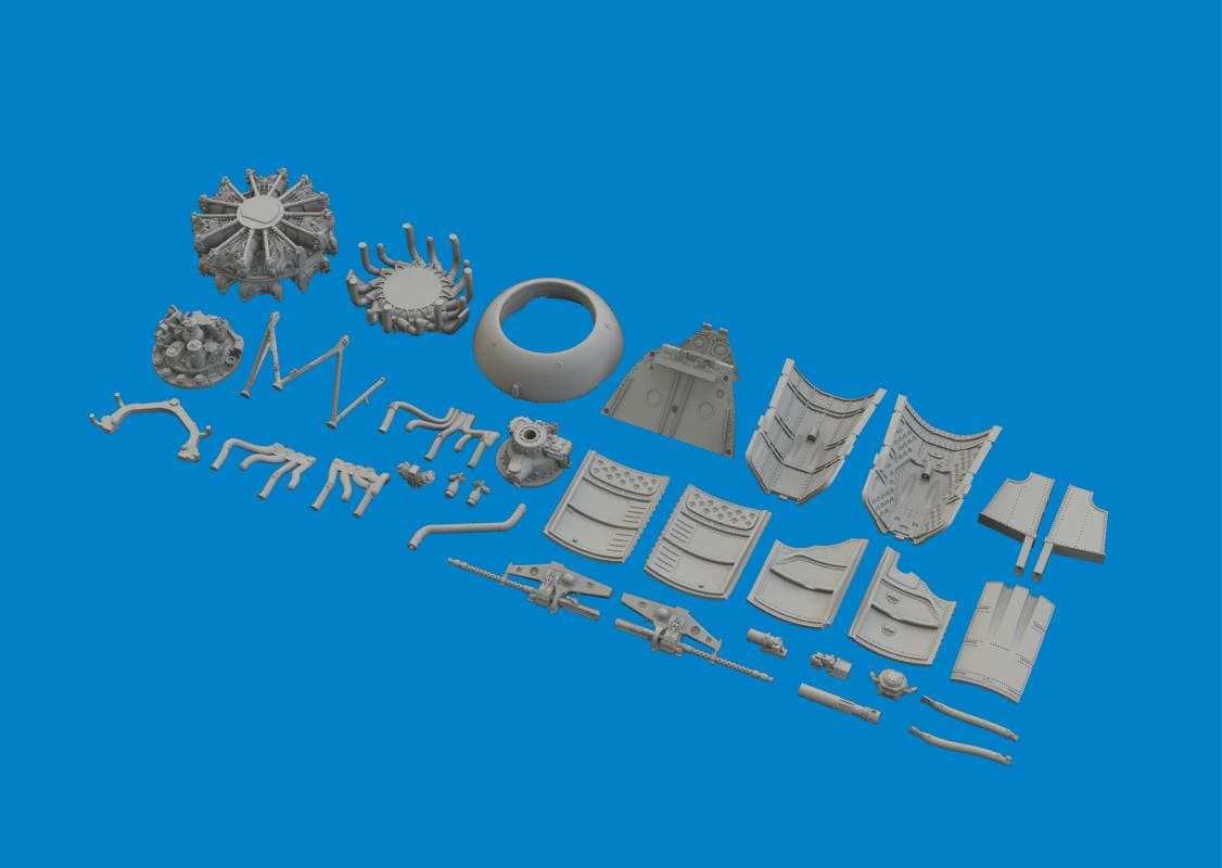 Focke Wulf Fw 190 A-6 - Engine & Fuselage Guns [Eduard]