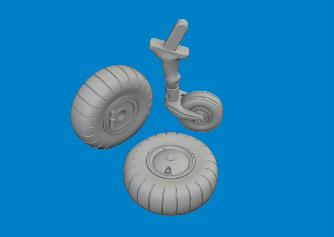 Fi-156c - Wheels [Tamiya]