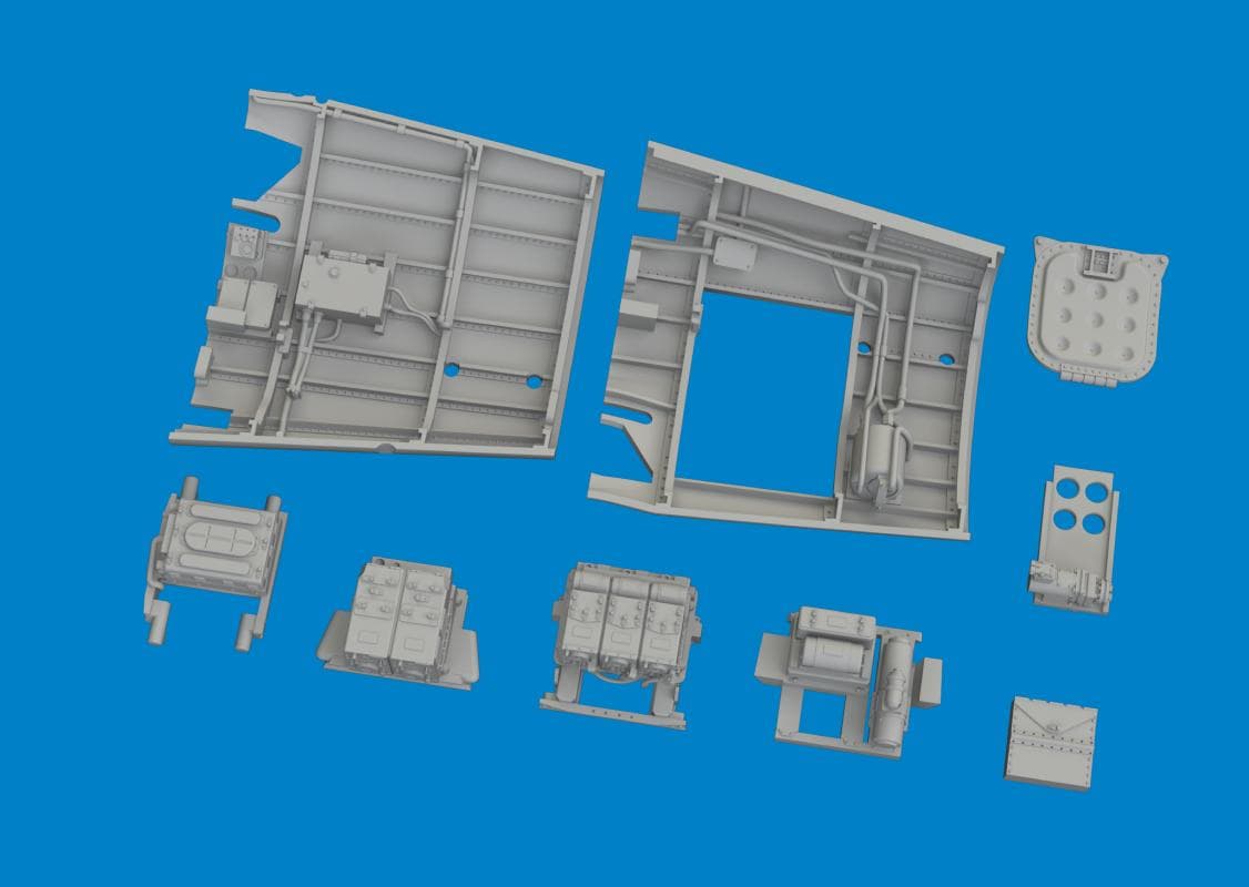 P-40n - Radio Compartment - Print [Eduard]