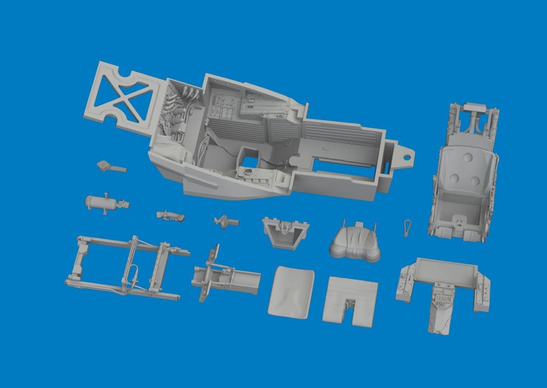 F-35c - Cockpit - Print [Tamiya]