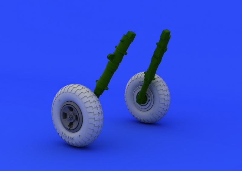 Spitfire - Wheels - 4 Spoke [Eduard]