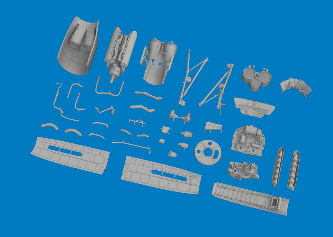 P-40k - Engine - Print [Eduard]