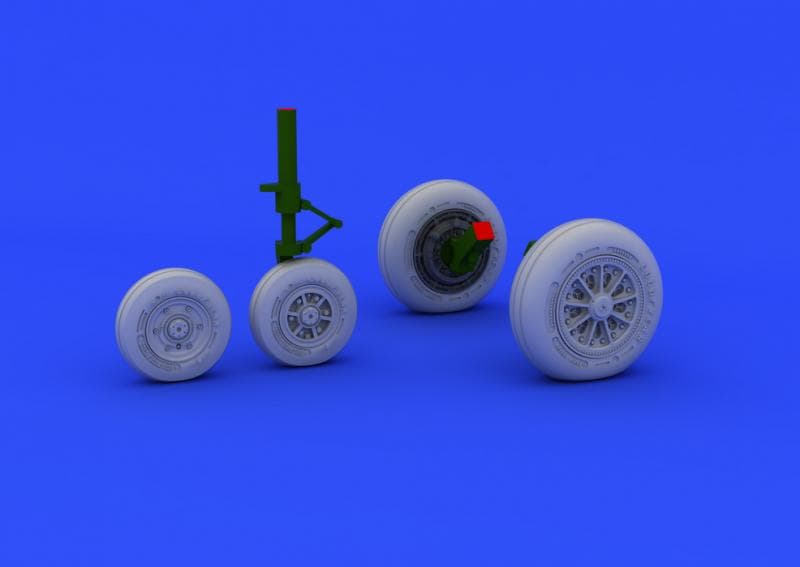 F-104 Starfighter - Undercarriage Wheels Late [Hasegawa]