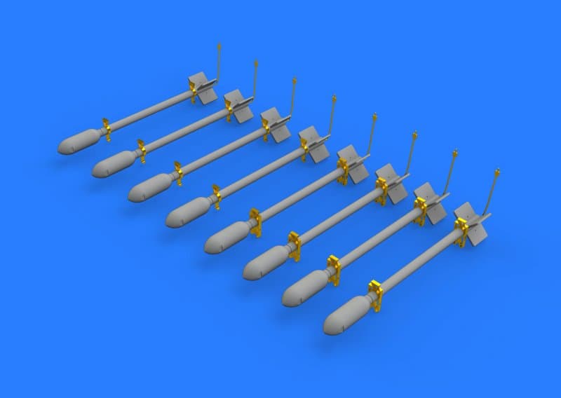 British Rocket Projectiles Rp-3 60lb Sap