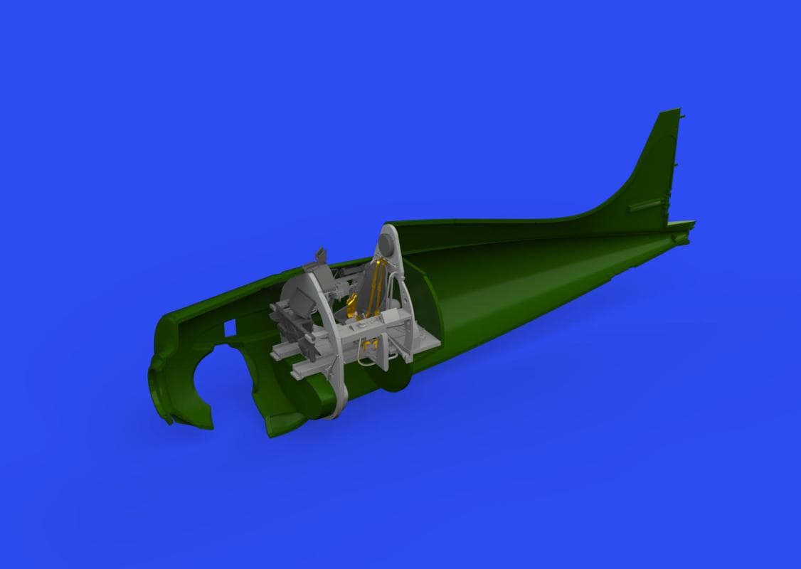 F4f-3 - Cockpit W/ Reflector Gun Sight Print [Eduard]