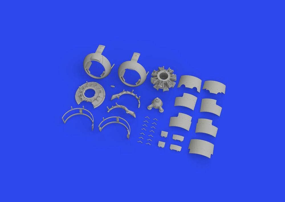 F4f-3 - Engine Mid  - Print [Eduard]