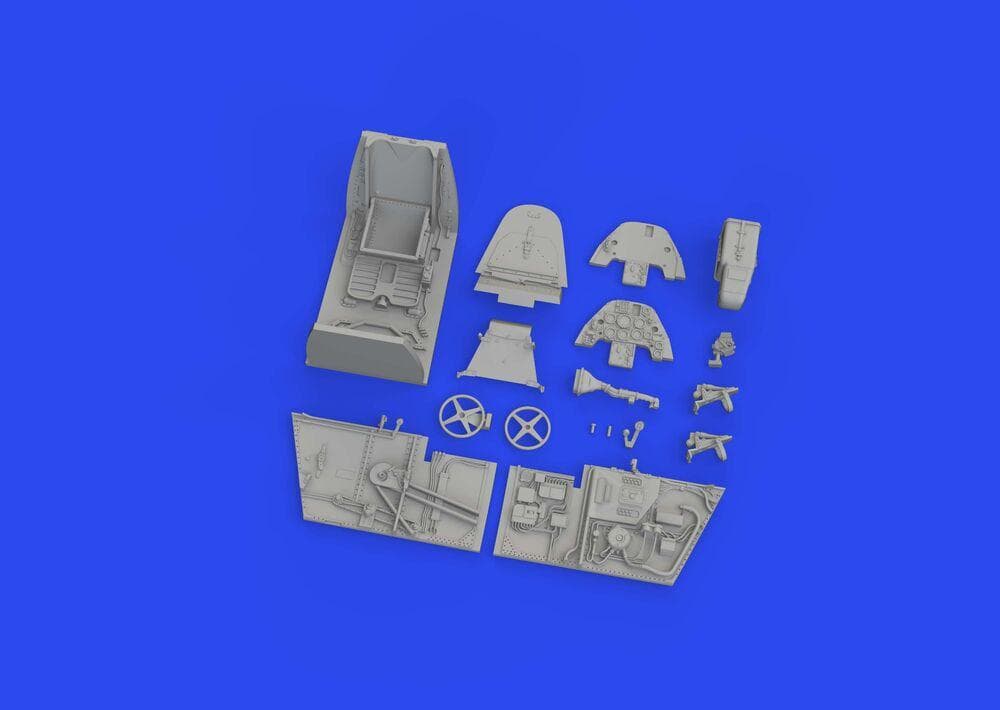 Messerschmitt Bf 109f - Cockpit - Print [Eduard]