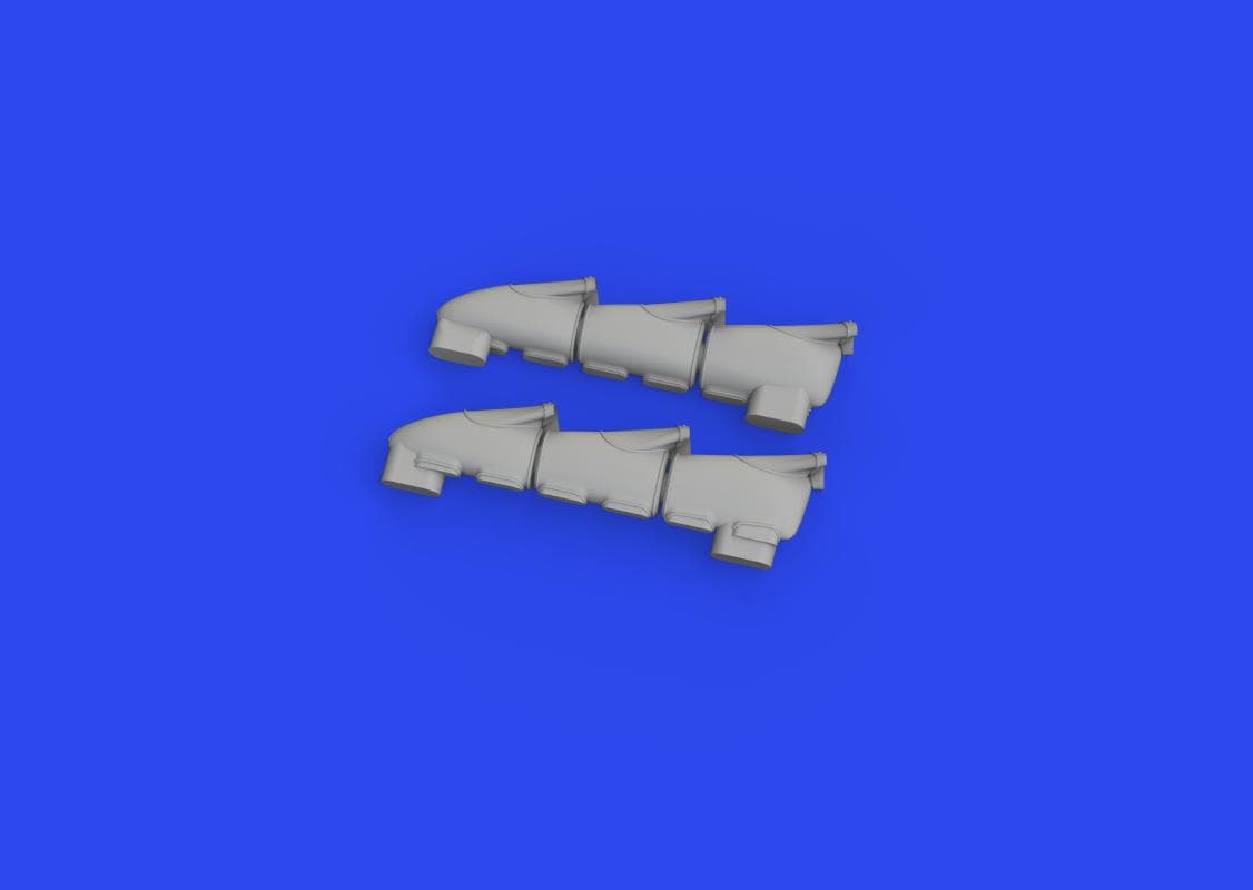 Hurricane Mk.Ii - Exhaust Fishtail - Print [Arma Hobby]