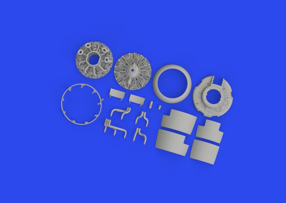 Fm-2 - Engine - Print [Eduard]