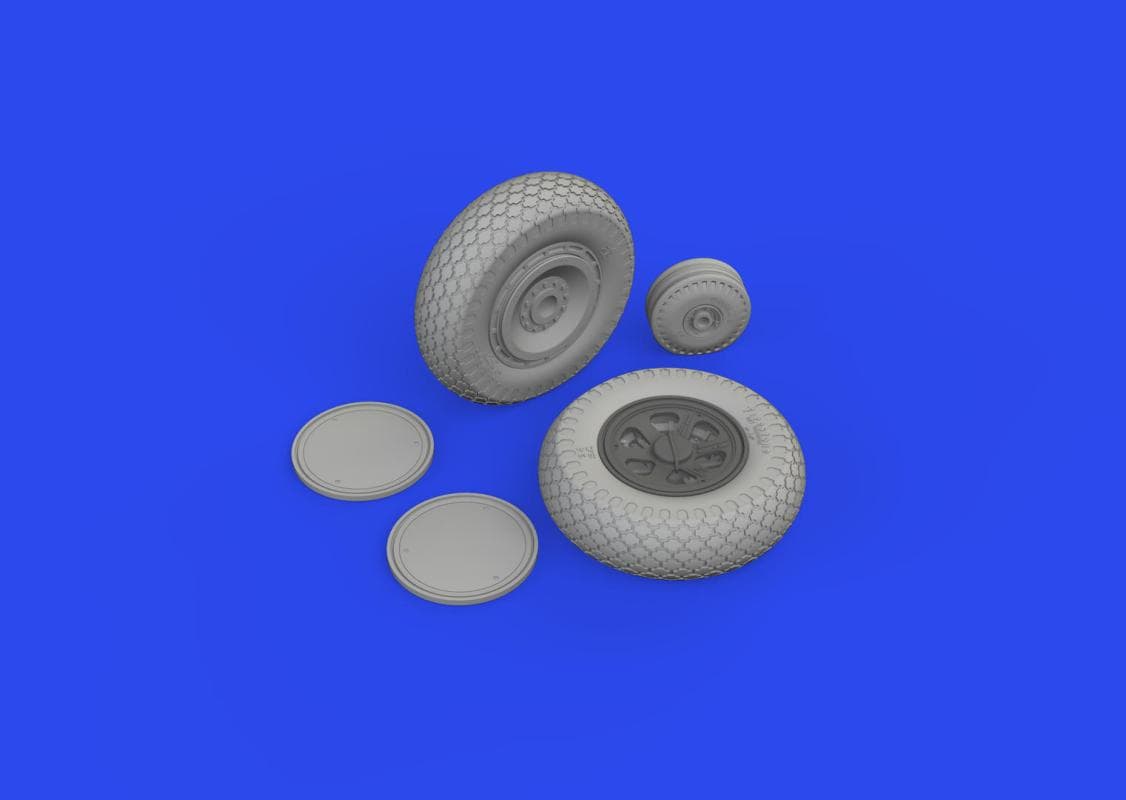 P-47d - Wheels Cross Tread [Miniart]