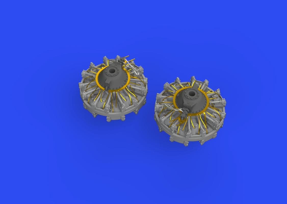 Boeing B-25j - Engines [Eduard]