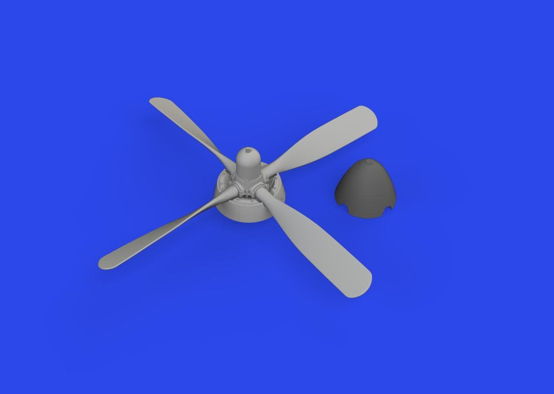 P-51d - Hamilton Standard Propeller Uncuffed  - Print