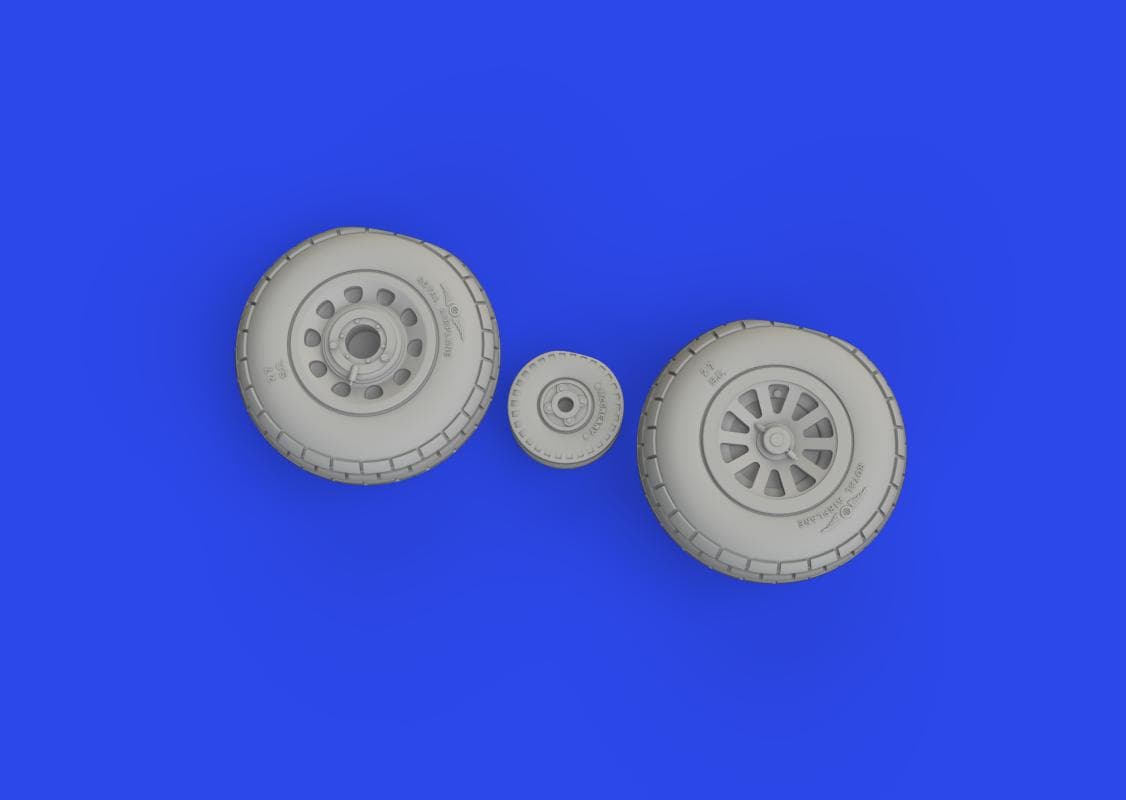 P-51d - Wheels Block Tread [Eduard]