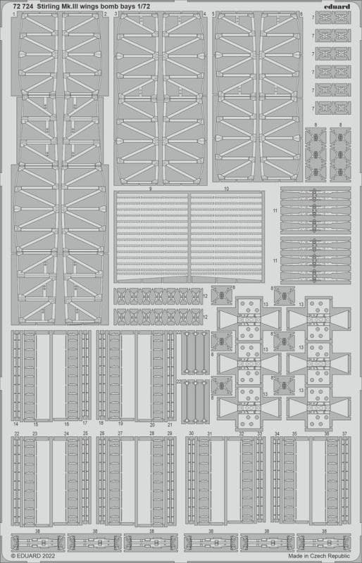 Stirling Mk.Iii - Wings Bomb Bays [Italeri]