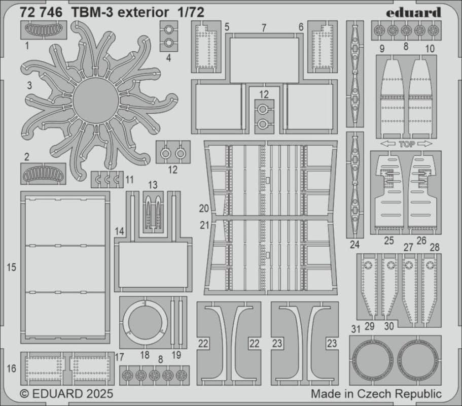Tbm-3 - Exterior [Hobbyboss]