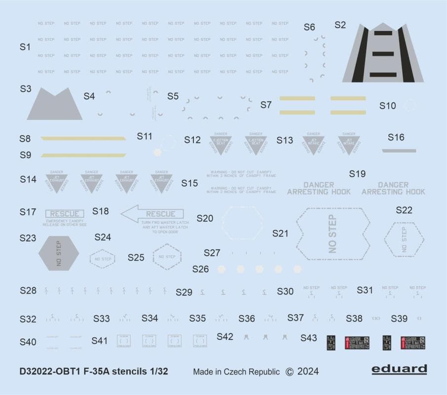 F-35a - Stencils [Italeri]