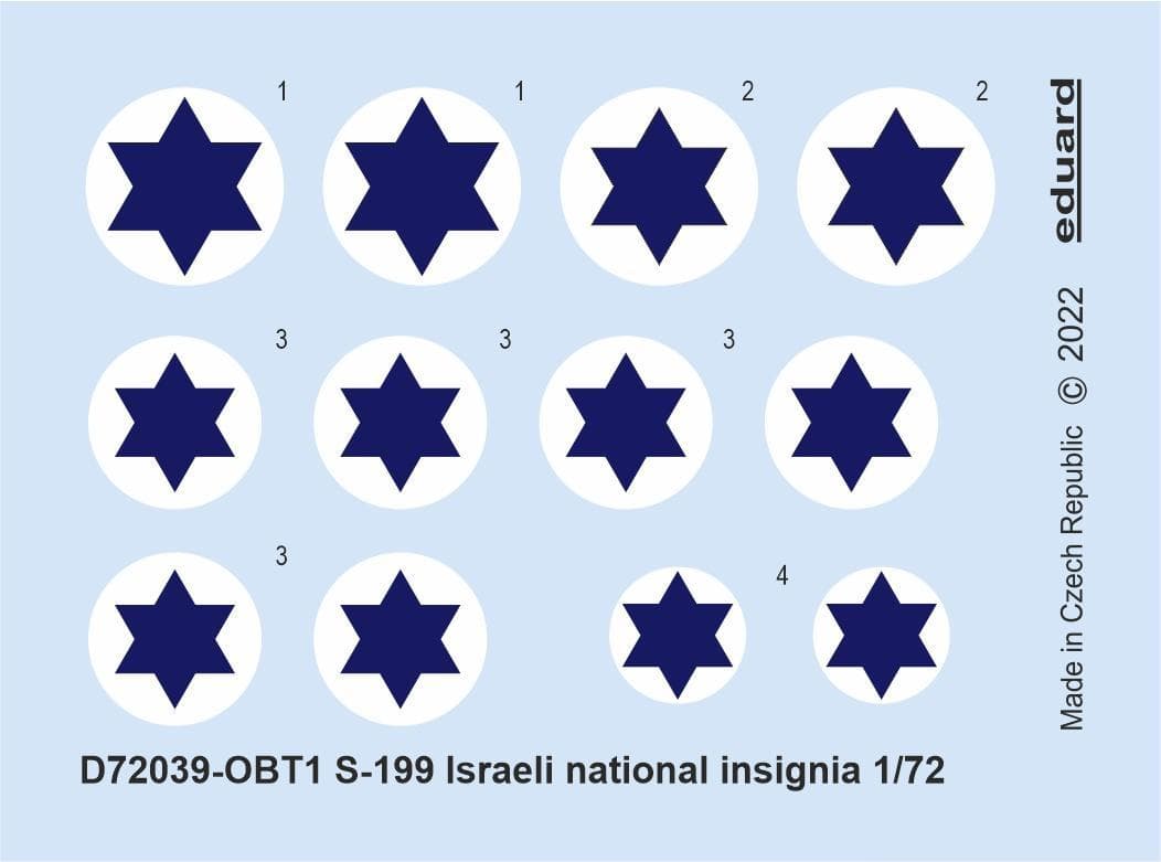 Avia S-199 - Israeli National Insignia [Eduard]