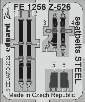 Z-526 - Seatbelts Steel [Eduard]