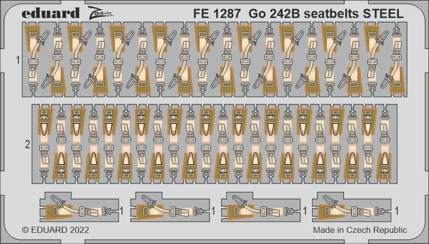 Go 242b - Seatbelts Steel [Icm]