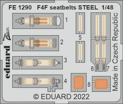F4f - Seatbelts Steel [Eduard]