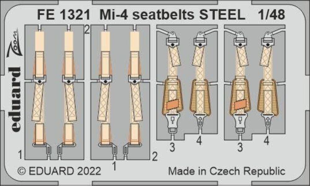 Mi-4 - Seatbelts Steel [Trumpeter]
