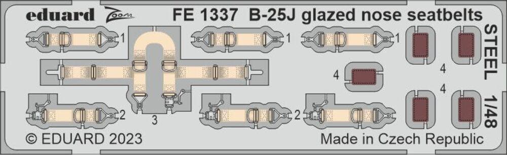 B-25j - Glazed Nose Seatbelts - Steel [Hkm]