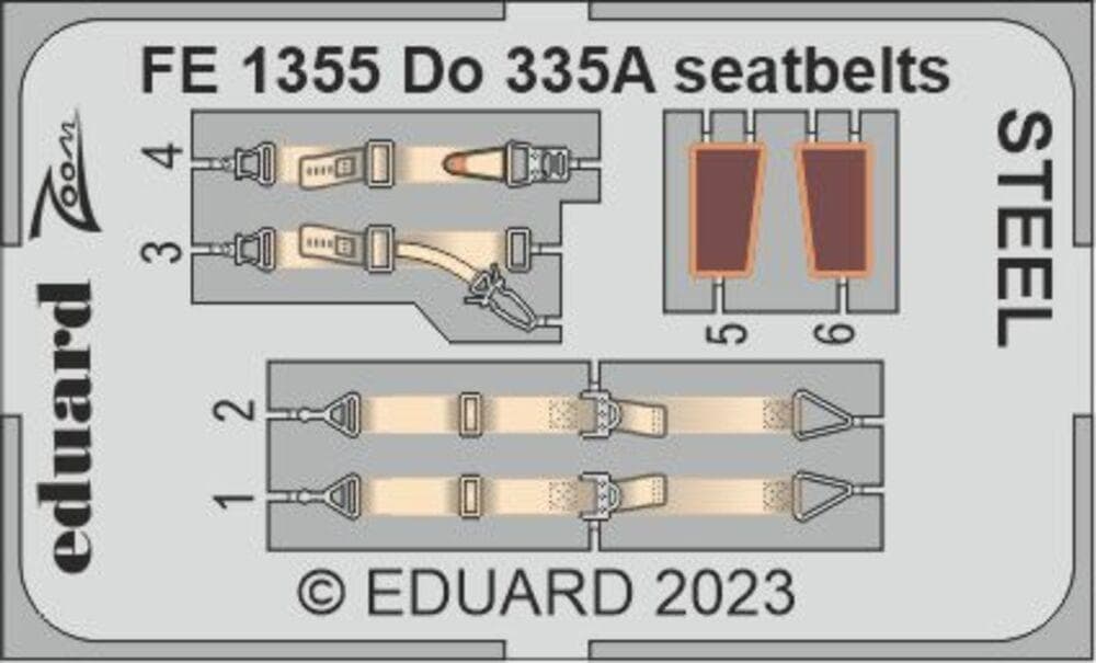 Dornier Do 335a - Seatbelts Steel [Tamiya]