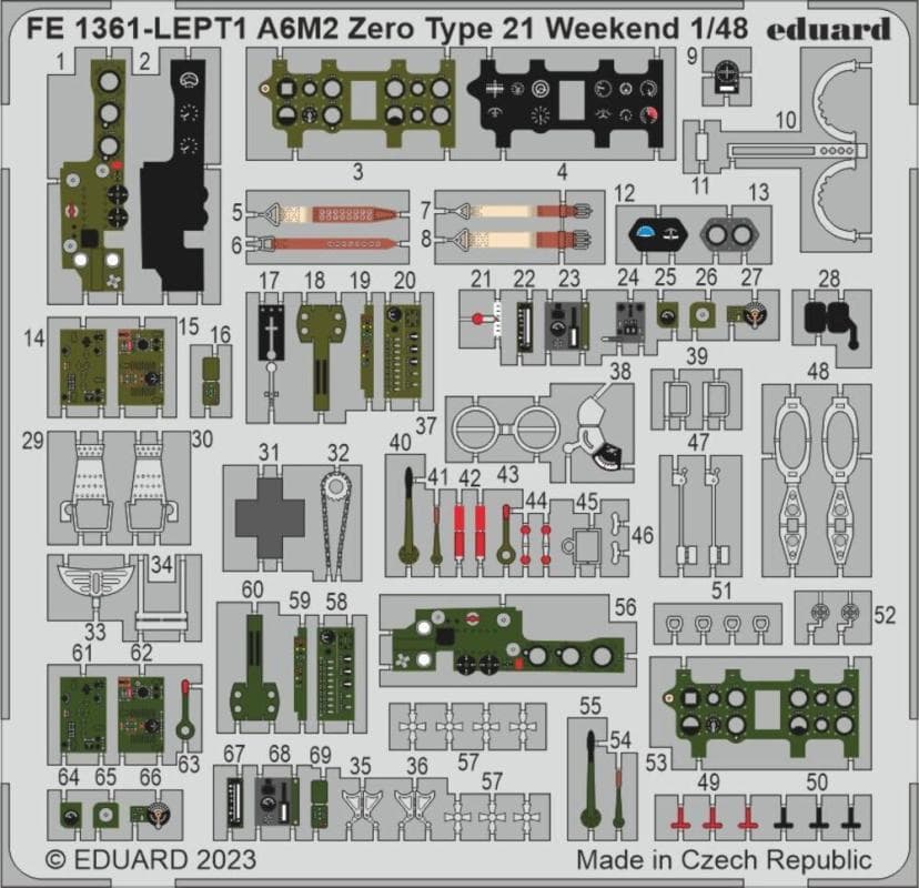 A6m2 Zero Type 21 - Weekend [Eduard]