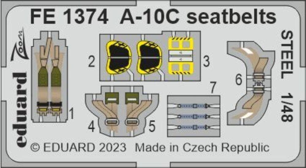 A-10c - Seatbelts Steel [Academy]