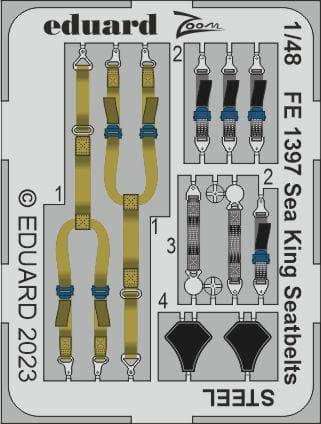Sea King - Seatbelts Steel [Airfix]