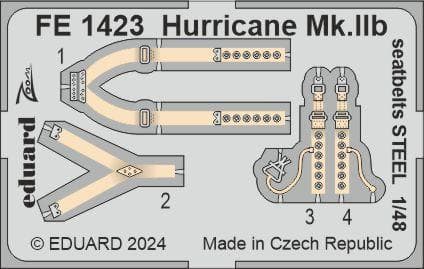 Hurricane Mk.Iib - Seatbelts - Steel [Arma Hobby]