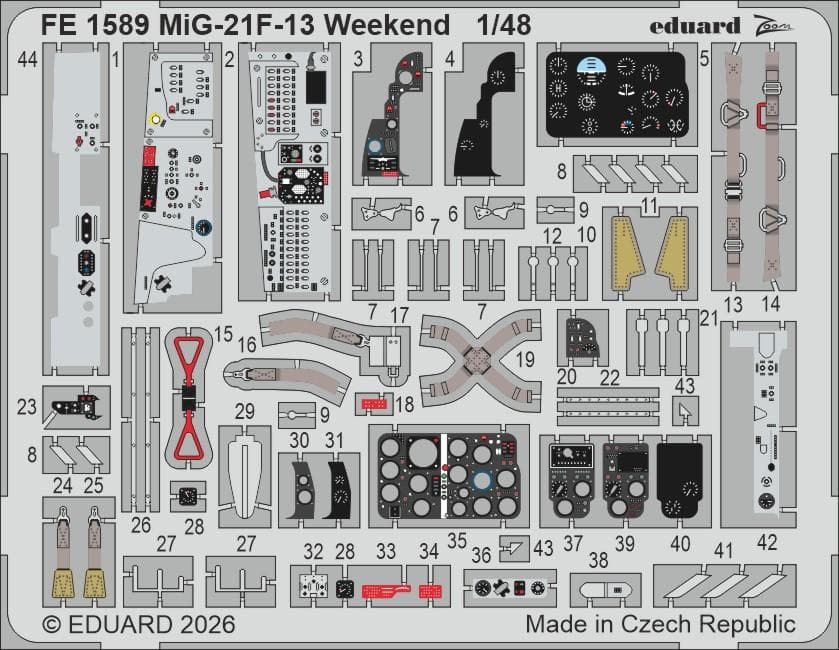 Mig-21f-13 Weekend [Eduard]