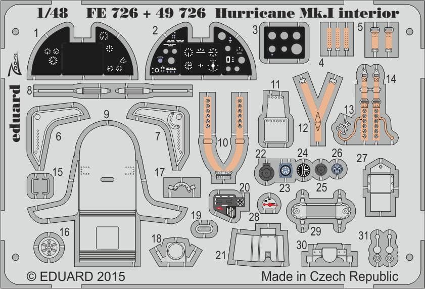 Hurricane Mk.I - Interior S.A. [Airfix]