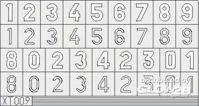 German Numbers Large