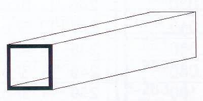 Quadratrohr, 35 Cm Lang, 7,9 Mm Kantenl.-5/16. 2 Stück